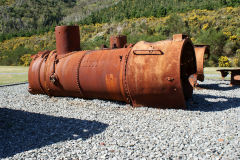 
A boiler amongst the Summit ironmongery, September 2009